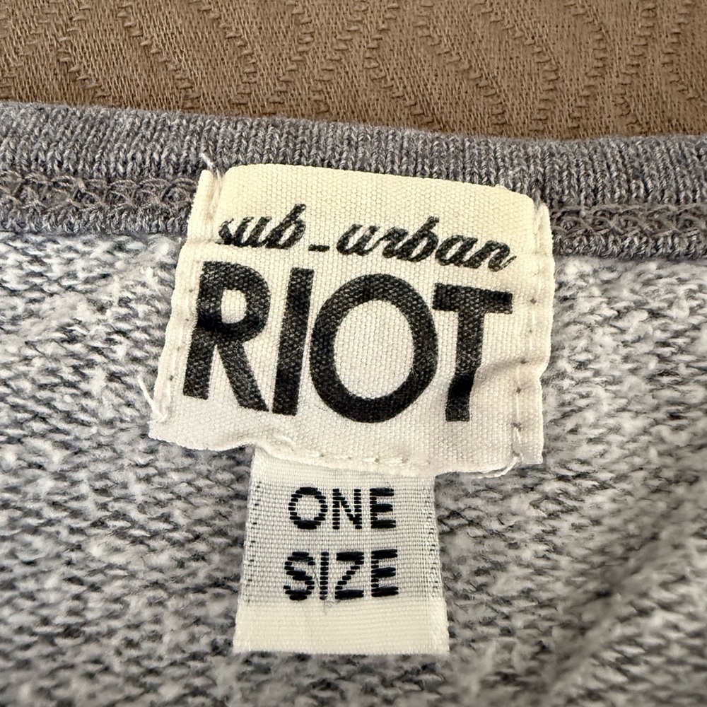 The Original Kale Sweatshirt Sub Urban Riot OS Green on Gray Y2K vintage women’s - Picture 2 of 9